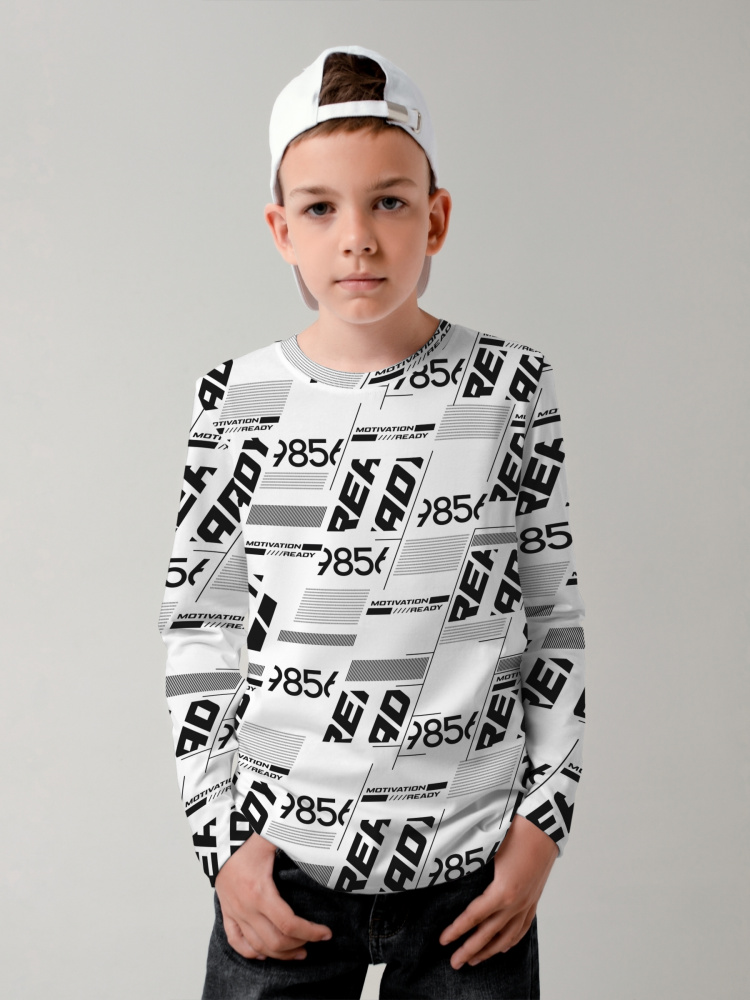 KJ11-0006-1 Футболка с длинными рукавами детская