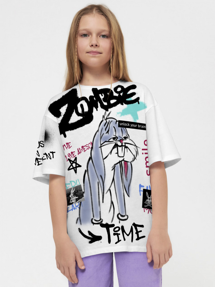 KF13-0049-2 Футболка детская оверсайз